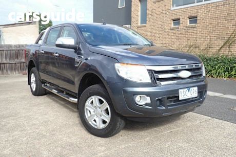 Grey 2011 Ford Ranger Dual Cab Utility XLT 3.2 (4X4)