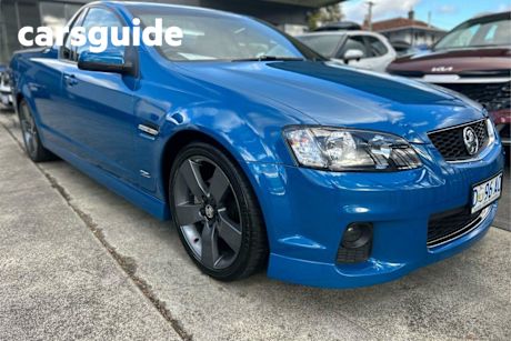 Blue 2012 Holden Commodore Utility SV6