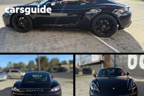 Black 2020 Porsche 718 Coupe Cayman