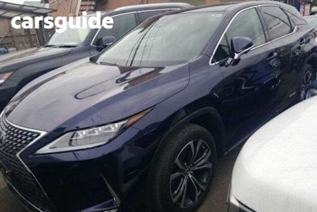 Blue 2021 Lexus RX450H Wagon 450HL