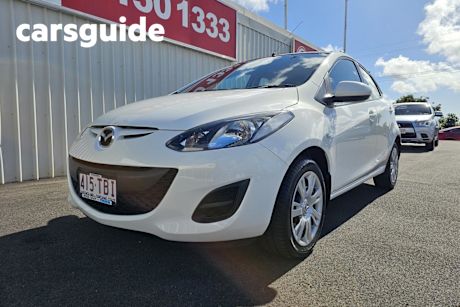 White 2013 Mazda 2 Hatchback NEO