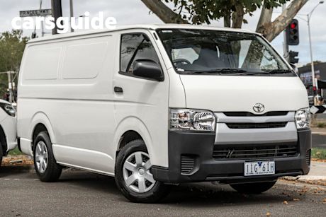 White 2016 Toyota Hiace Van LWB