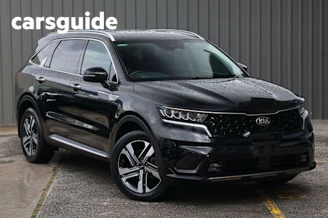 Black 2021 Kia Sorento Wagon Sport+ 7 Seat