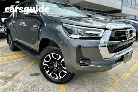 Grey 2023 Toyota Hilux Double Cab Chassis SR5 (4X4)