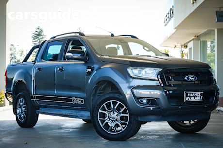 Black 2018 Ford Ranger Dual Cab Utility FX4 Special Edition (5 YR)