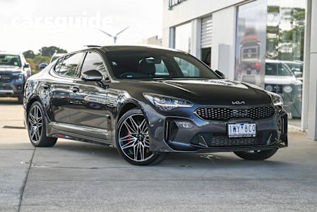 Grey 2023 Kia Stinger Sedan GT Fastback