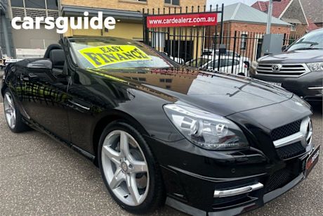 Black 2012 Mercedes-Benz SLK250 Convertible BE