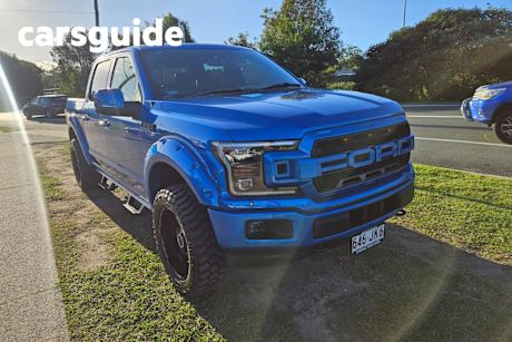 Blue 2020 Ford F150 Ute Tray