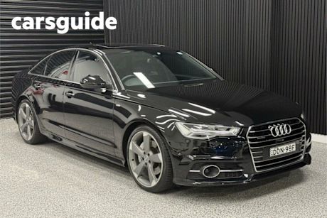 Black 2016 Audi A6 Sedan 3.0 TDI Quattro