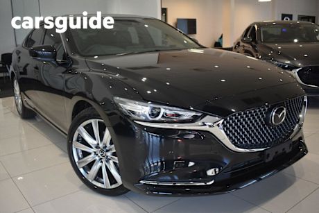 Black 2024 Mazda 6 Sedan G35 Atenza