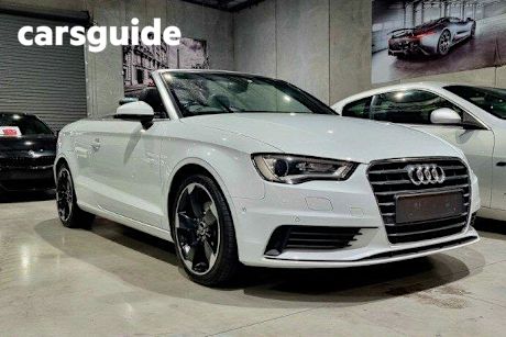 White 2015 Audi A3 Cabriolet 1.4 Tfsi Attraction COD