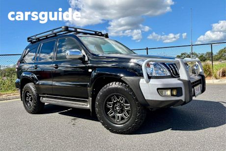 Black 2004 Toyota Landcruiser Prado Wagon Grande (4X4)
