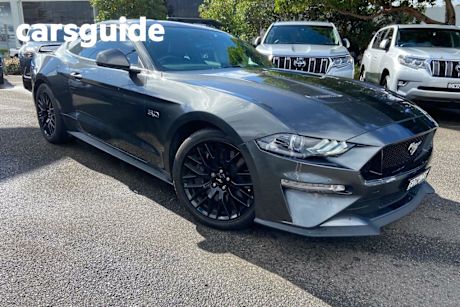 Grey 2019 Ford Mustang Coupe Fastback GT 5.0 V8