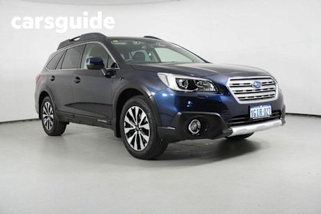 Blue 2017 Subaru Outback Wagon 2.5I Premium
