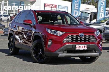 Red 2019 Toyota RAV4 Wagon Cruiser 2WD Hybrid