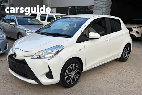 White 2018 Toyota Yaris Hatchback Ascent