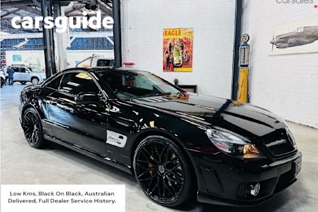 Black 2008 Mercedes-Benz SL63 Convertible AMG