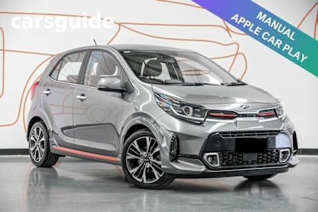 Grey 2021 Kia Picanto Hatchback GT (turbo) (pe)