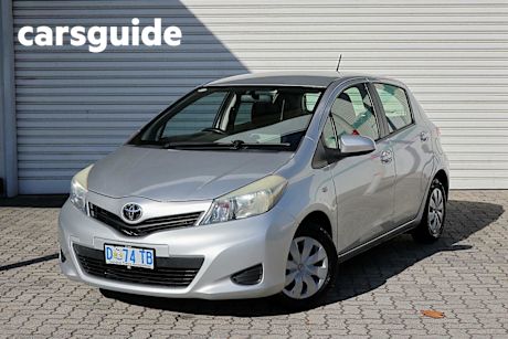 Silver 2012 Toyota Yaris Hatchback YR