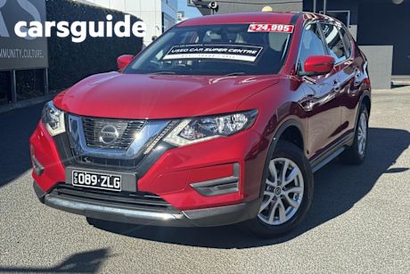 Red 2019 Nissan X-Trail Wagon ST (2WD)