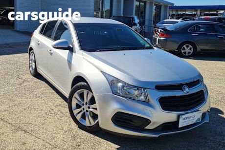Silver 2015 Holden Cruze Hatchback Equipe