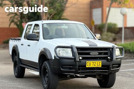 White 2008 Ford Ranger Dual Cab Pick-up XL (4X2)