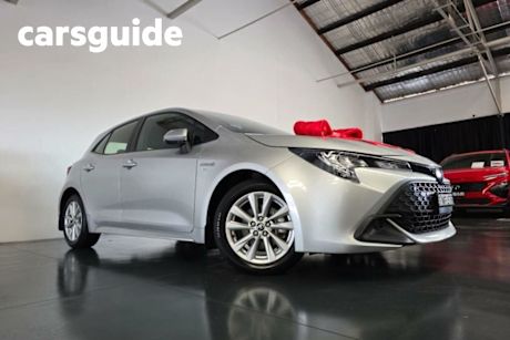 Silver 2022 Toyota Corolla Hatchback Ascent Sport + Conv PK Hybrid