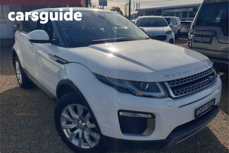 White 2017 Land Rover Range Rover Evoque Wagon TD4 150 SE