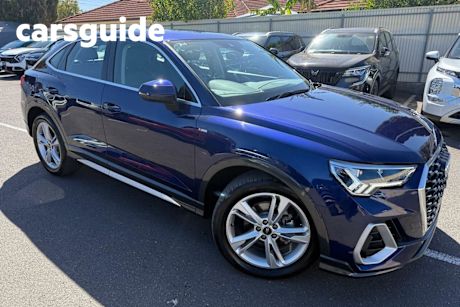 Blue 2023 Audi Q3 Sportback 35 Tfsi S Line