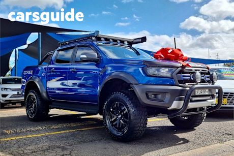 Blue 2019 Ford Ranger Double Cab Pick Up Raptor 2.0 (4X4)