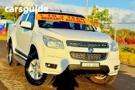 White 2014 Holden Colorado Crew Cab Pickup LT (4X4)
