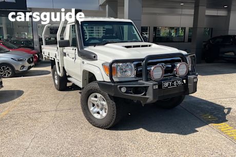 White 2020 Toyota Landcruiser 70 Series Cab Chassis GXL