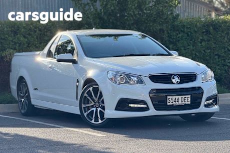 White 2013 Holden UTE Utility SS