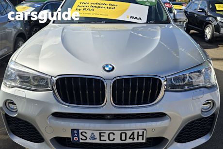Silver 2016 BMW X4 Coupe Xdrive 20I