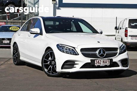 White 2021 Mercedes-Benz C200 Sedan