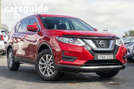 Red 2022 Nissan X-Trail Wagon ST (2WD)