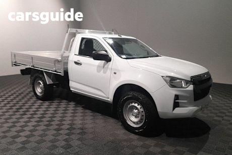 White 2021 Isuzu D-MAX Cab Chassis SX (4X2) High-Ride