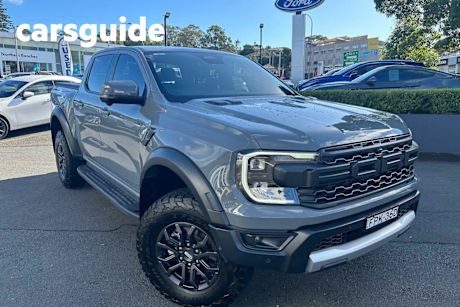Grey 2023 Ford Ranger Double Cab Pick Up Raptor 3.0 (4X4)