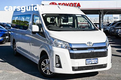 White 2022 Toyota Hiace Commercial Commuter GL
