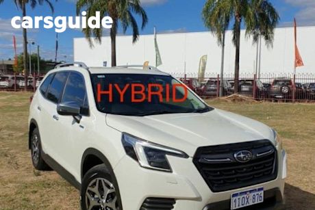 White 2022 Subaru Forester Wagon HYBRID L (AWD) MY22