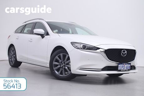 White 2025 Mazda 6 Wagon G25 Touring