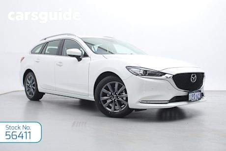 White 2025 Mazda 6 Wagon G25 Touring