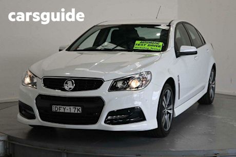 White 2015 Holden Commodore Sedan SV6
