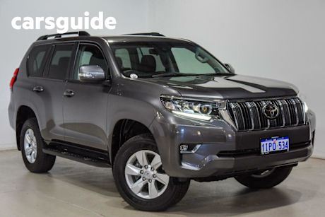Grey 2023 Toyota Landcruiser Prado Wagon GXL Flat Tailgate