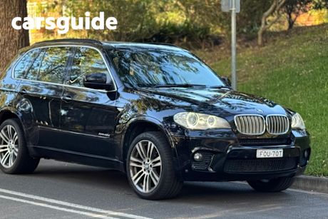 Blue 2013 BMW X5 Wagon Xdrive 40D Sport