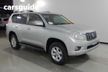 Silver 2010 Toyota Landcruiser Prado Wagon GXL (4X4)