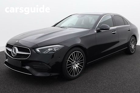 Black 2022 Mercedes-Benz C200 Sedan Edition C Mhev