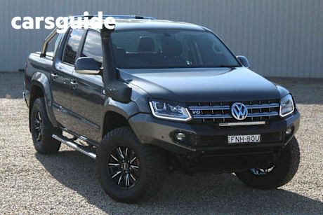 Grey 2022 Volkswagen Amarok Dual Cab Utility TDI580 Highline 4Motion