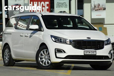 White 2020 Kia Carnival Wagon S
