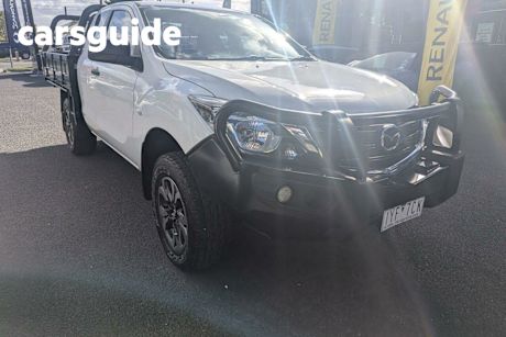 White 2020 Mazda BT-50 Cab Chassis XT (4X2) (5YR)
